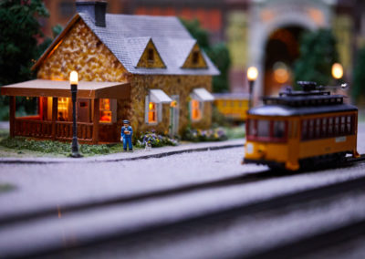 Miniature Railroad and Village Mr. Roger's Neighborhood house