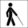 accessibility blind and low vision symbol