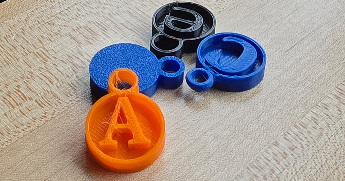 3D-printed circular medallions