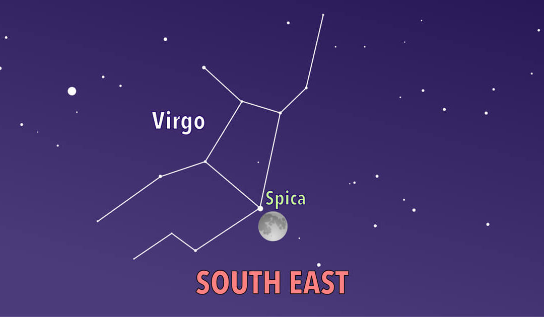 Stargazing: Full Moon and Spica