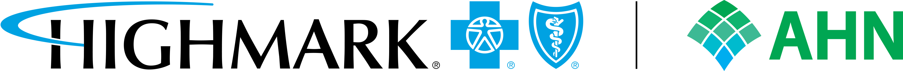 Highmark Blue Cross Blue Shield - AHN logos
