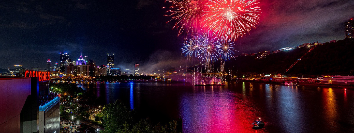 Fireworks over Pittsburgh
