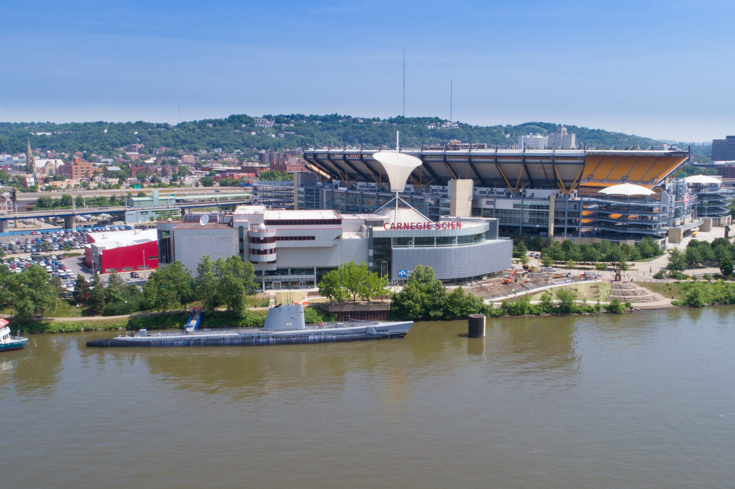 Exterior of Carnegie Science Center