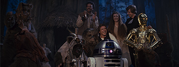 The cast of Star Wars
